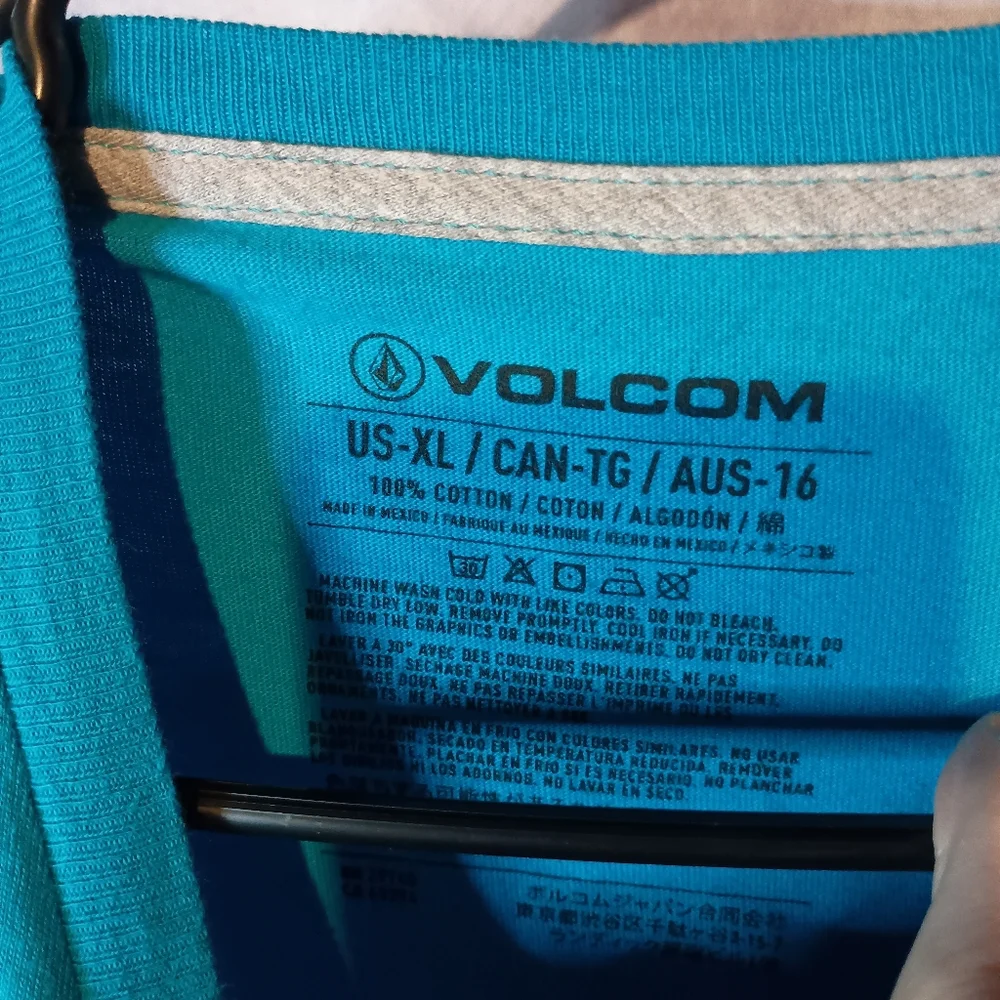 Youth‎ Blue Volcom Long Sleeve Tee